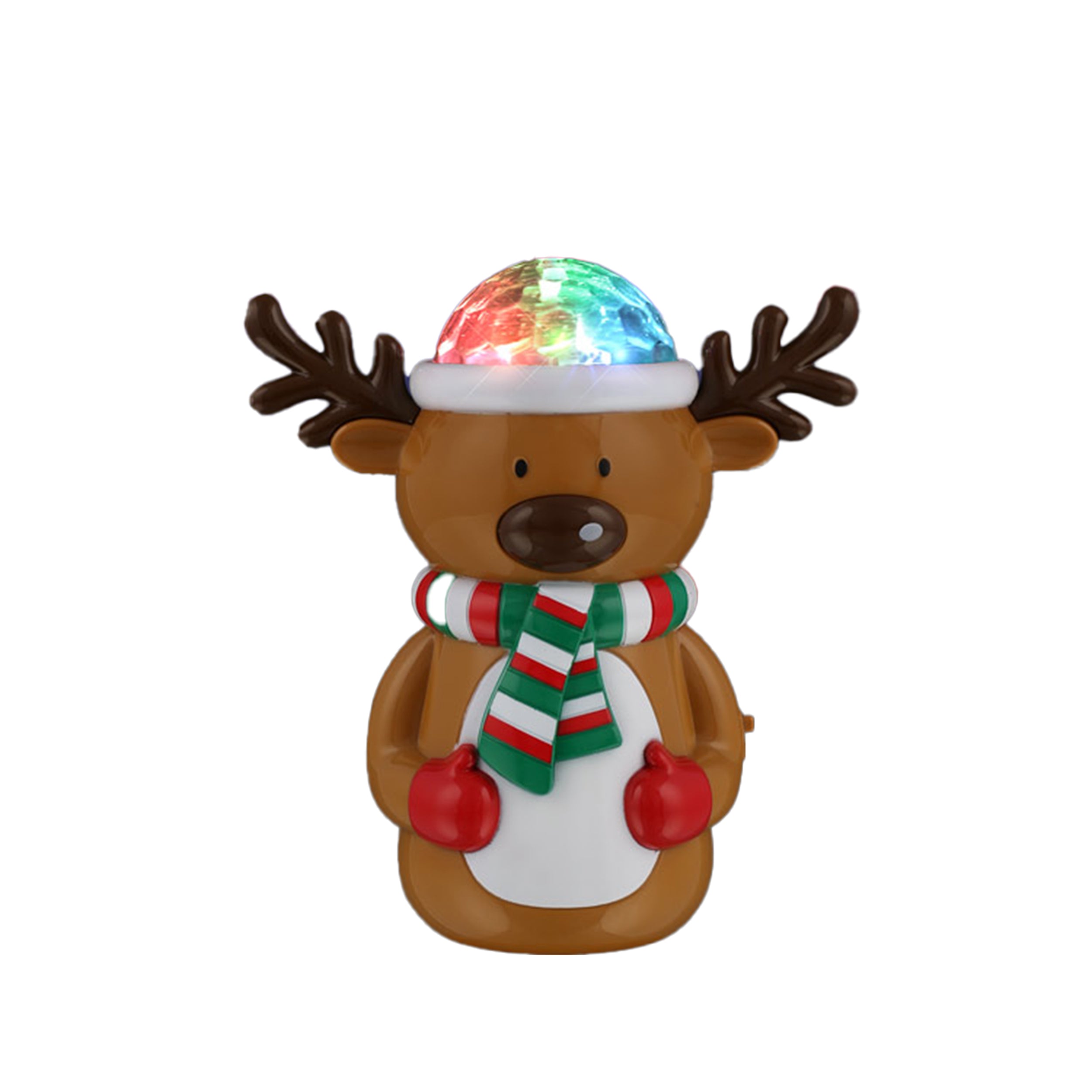 Light Up Christmas Reindeer Glowing Prism Projector