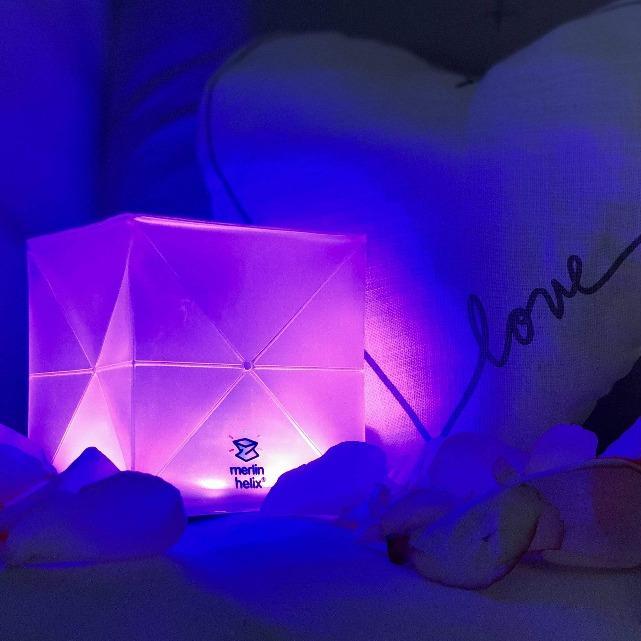 Multicolor Helix Merlin – Color Therapy Lamp for Mood Enhancement & Emotional Wellness