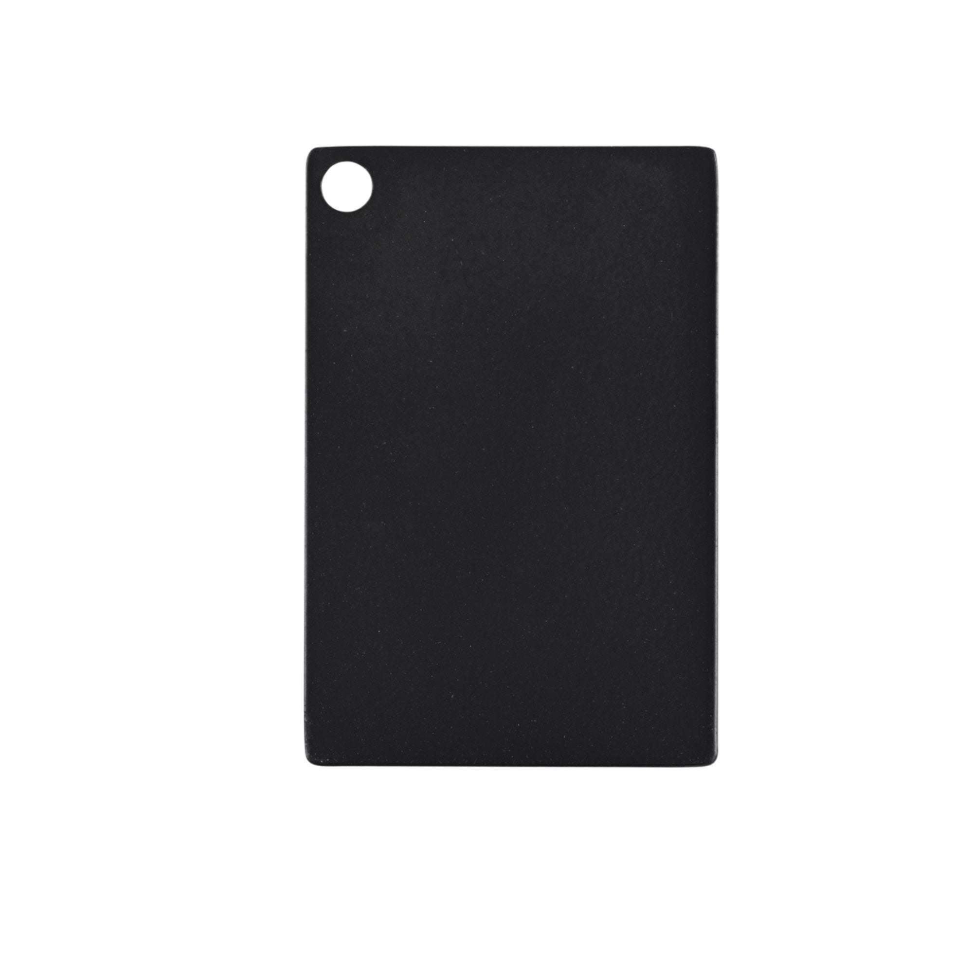 Metal Finish sample in matte black