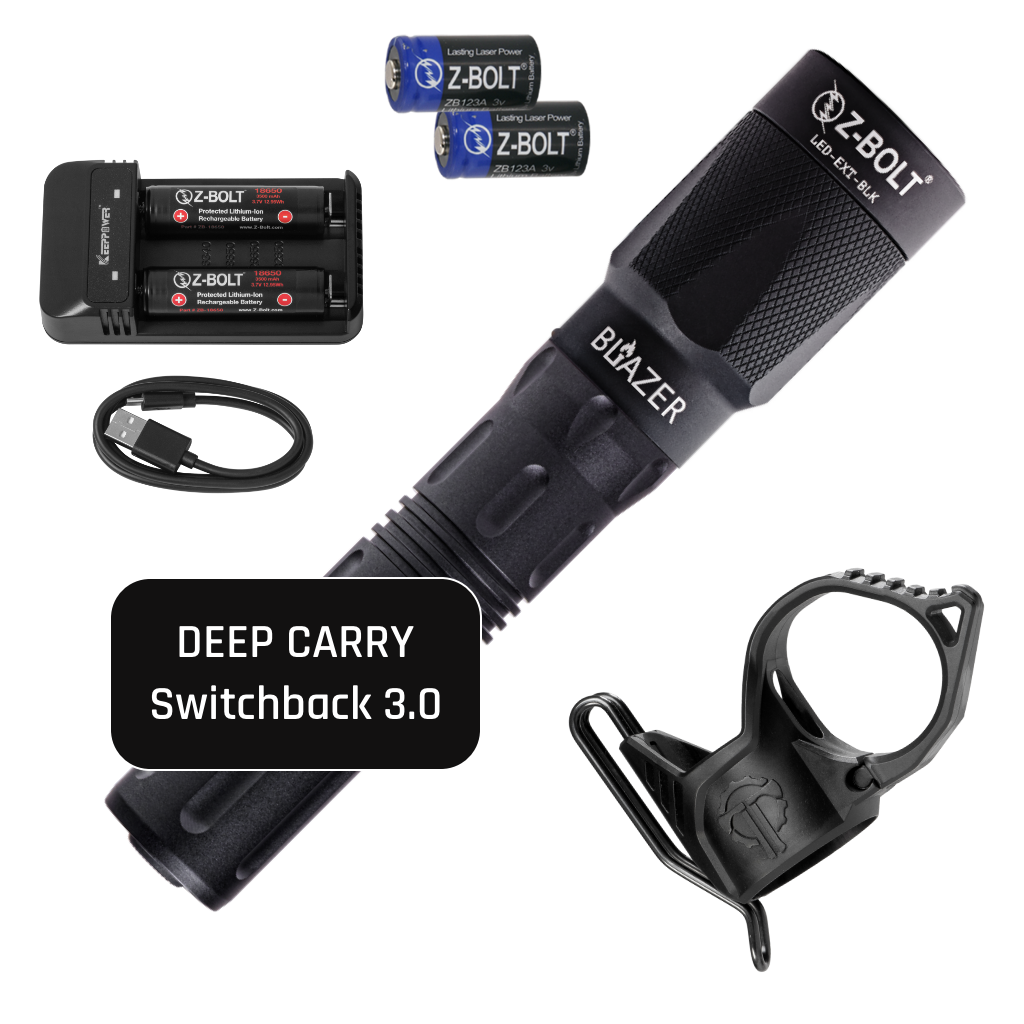 18650 LED Handheld Light for Patrol or EDC