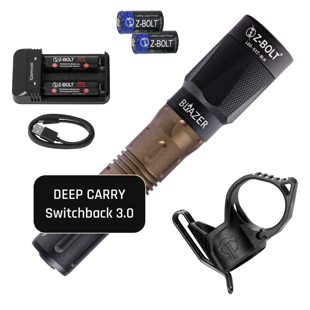18650 LED Handheld Light for Patrol or EDC
