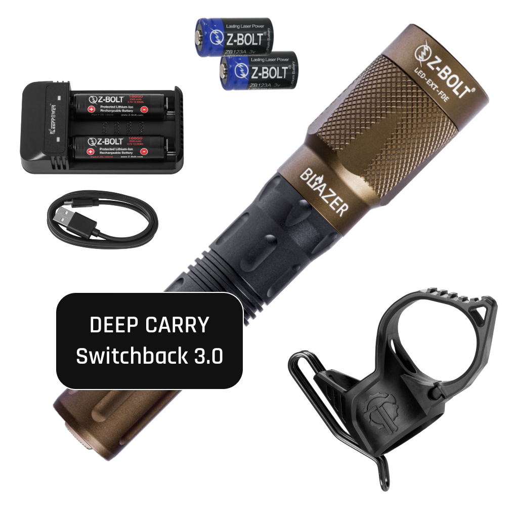 18650 LED Handheld Light for Patrol or EDC