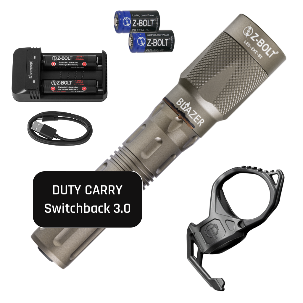18650 LED Handheld Light for Patrol or EDC