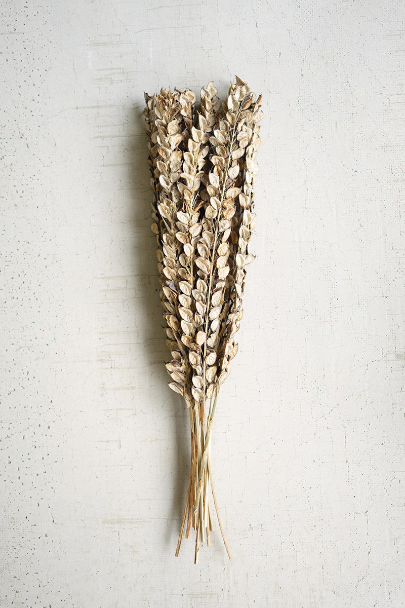 BUNDLE OF 12 COTTON PETALS ON STEMS