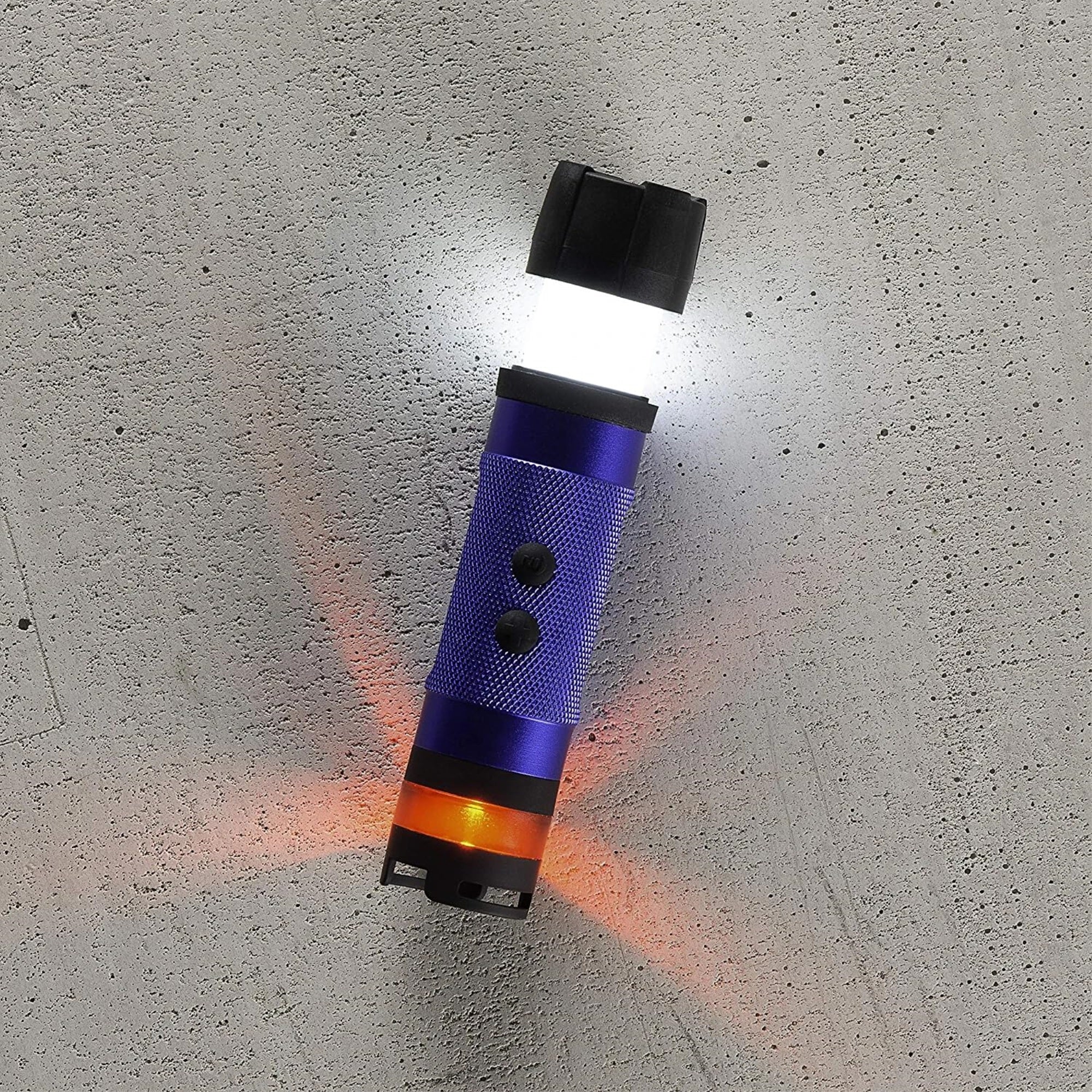 Nite Ize Radiant 3-in-1 LED Mini Flashlight, 80 Lumen, Aluminum, Blue, Model NL1A-03-R7