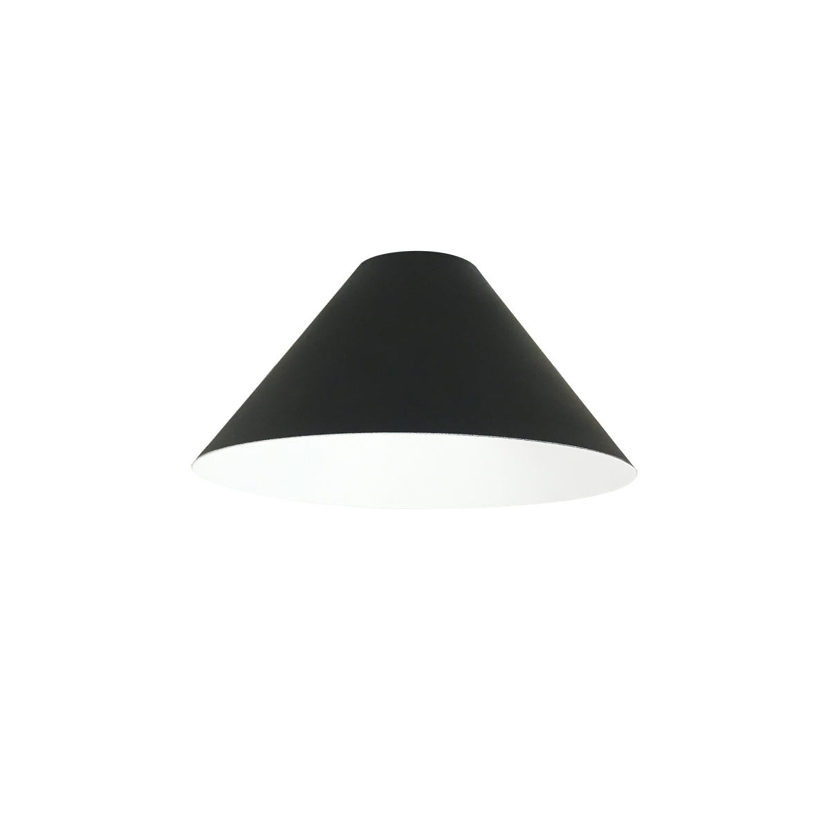 Nora Lighting Nylm-2Conewb Ilene 1 Light 8 Inch White/Black Fixture Shade Ceiling Light