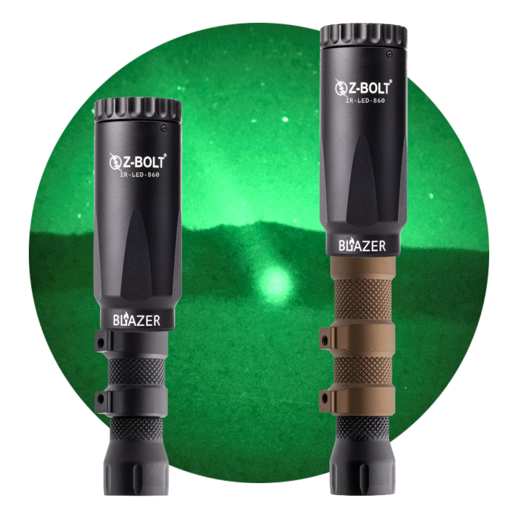 BLAZER I LED IR Illuminators - RIFLE MOUNTED (IP65)
