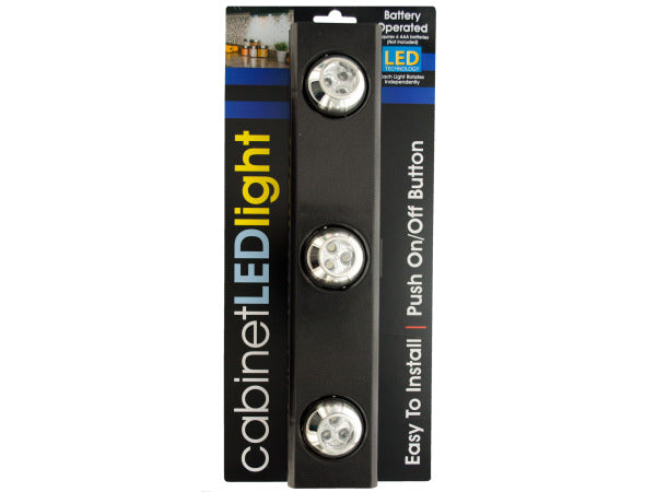 9-LED Under-cabinet Light with Rotating Lights