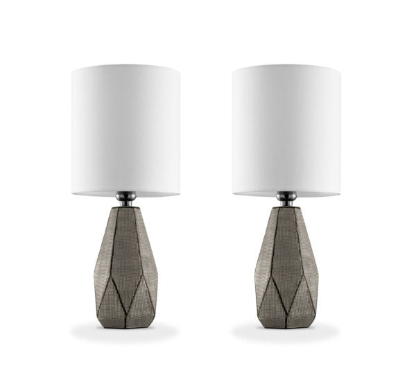 16.5''H MANILA PETITE TABLE LAMP (SET)