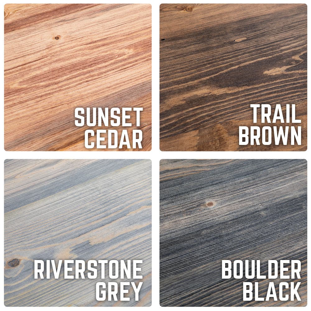 RESTORE Trail Brown Solid Live Edge Wood Console Tabletop