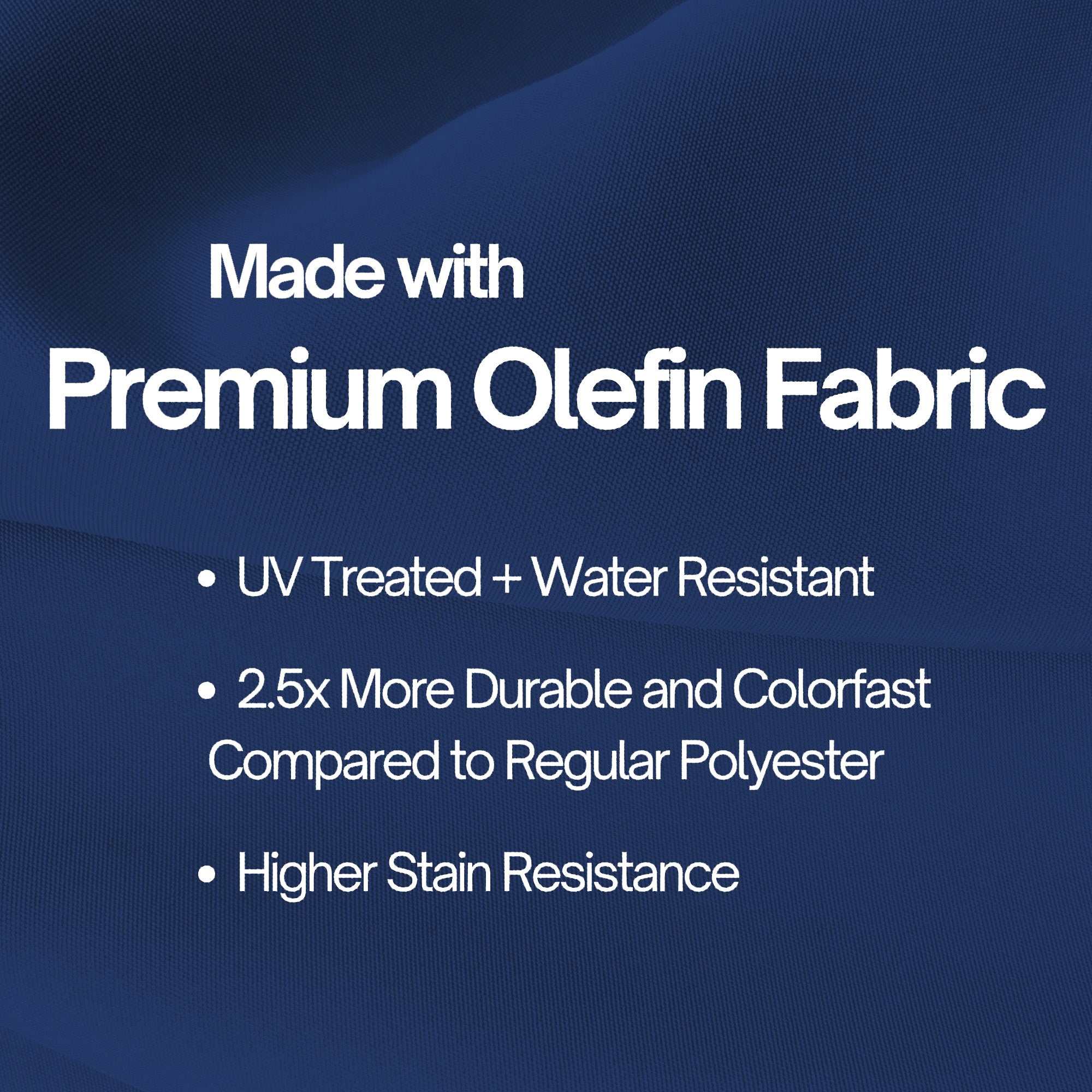 9ft Market Patio Umbrella 6 Rib Replacement Canopy Navy Olefin