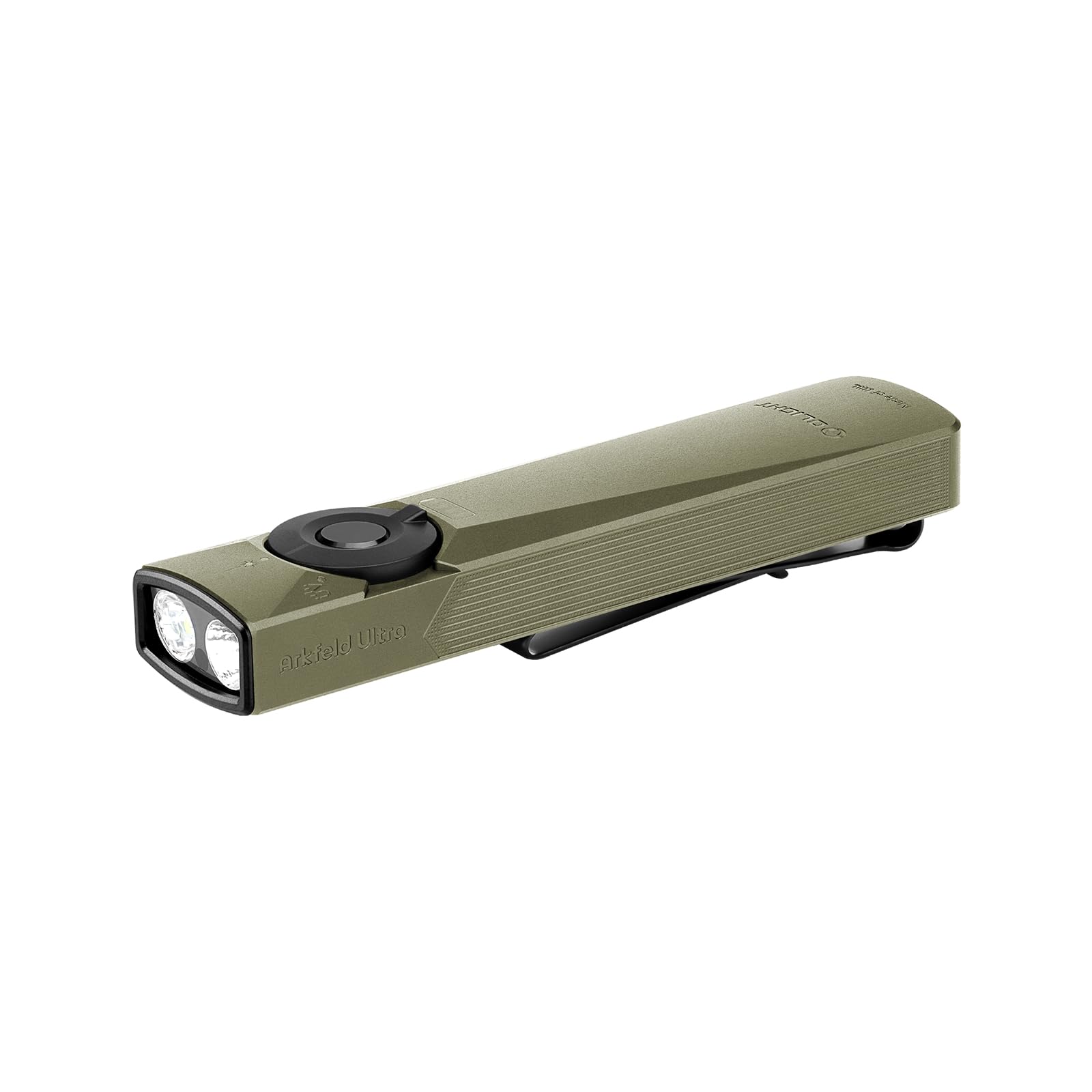 Olight Arkfeld Ultra flashlight in olive green