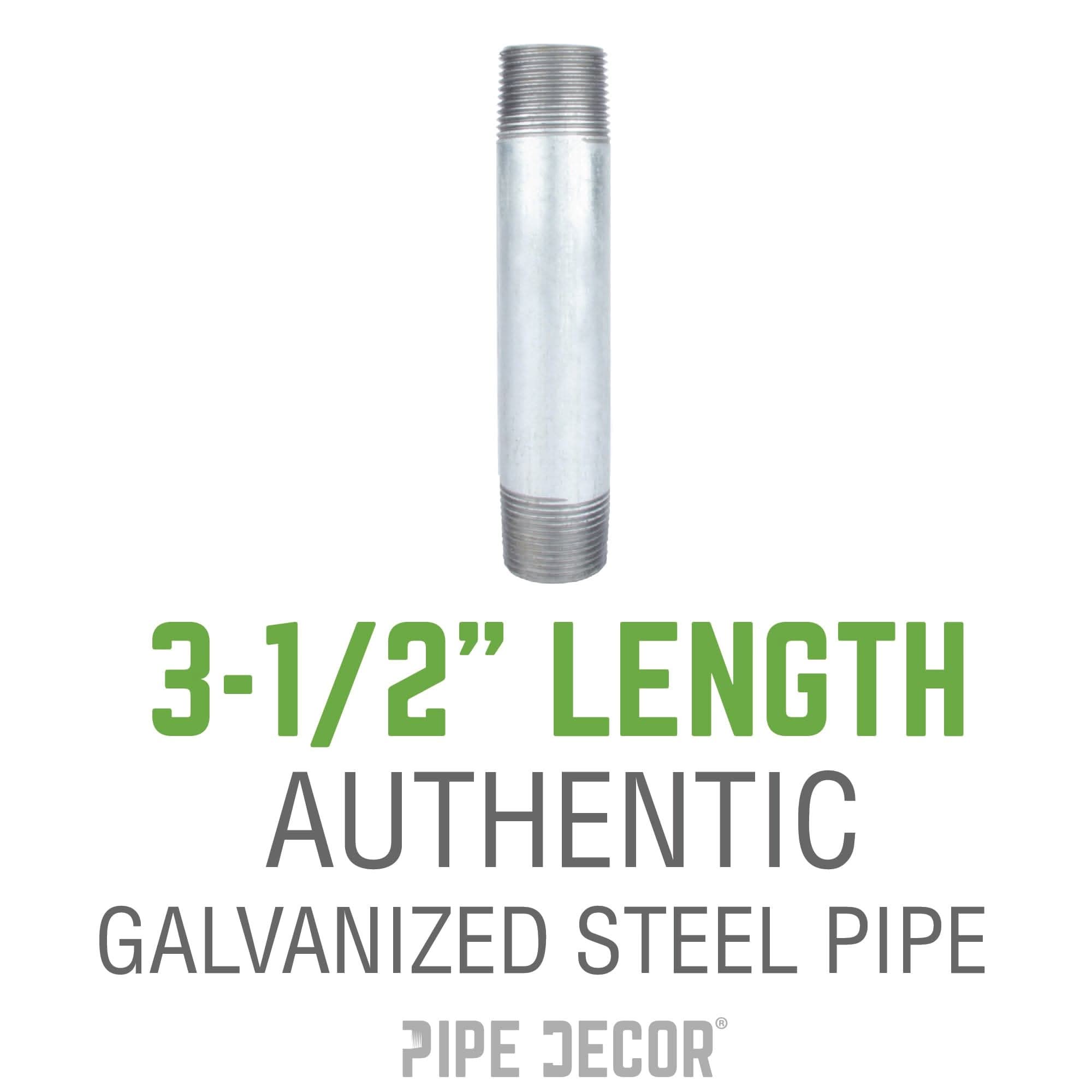 1 1/2 in. x 3 1/2 in. Galvanized Pipe