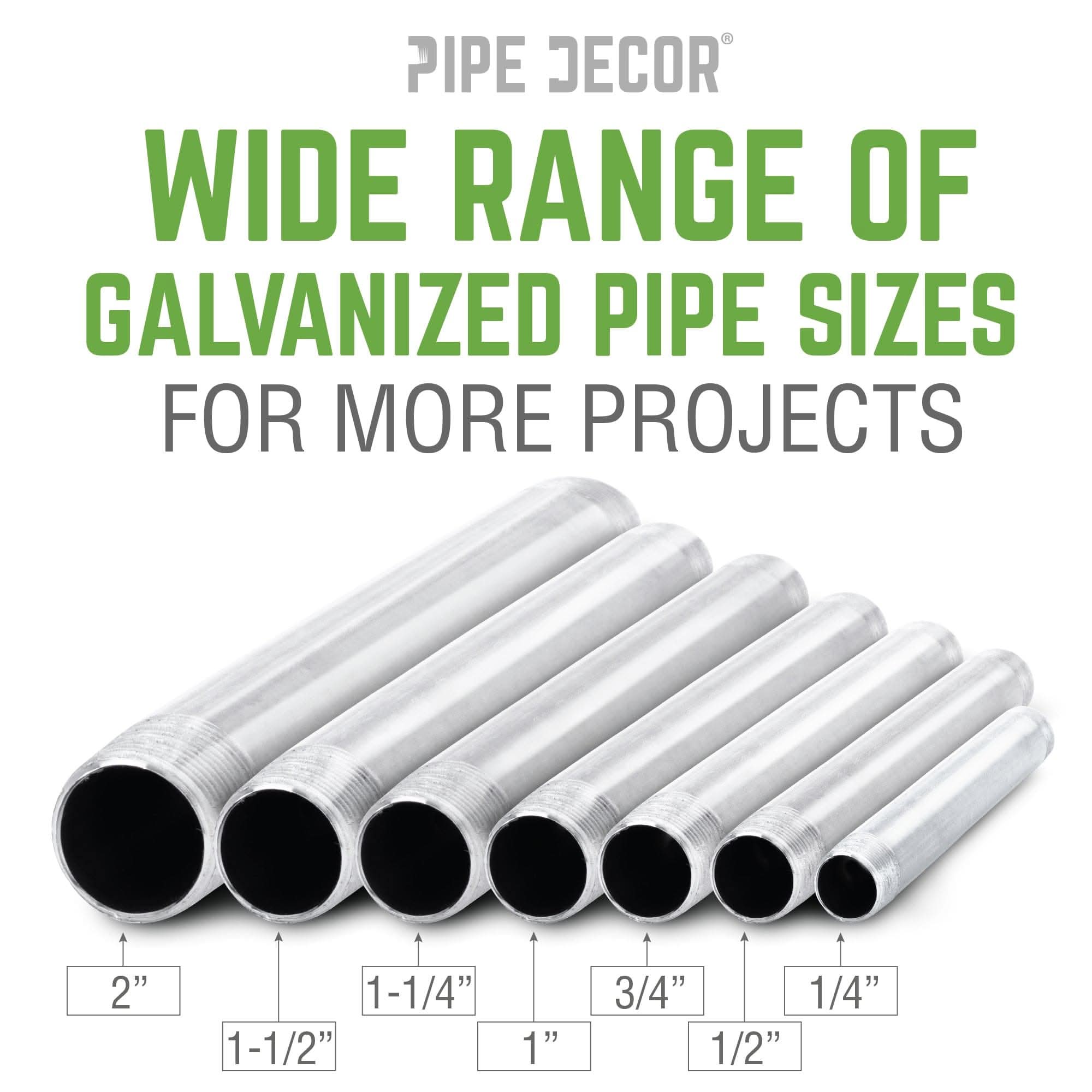 2 in. x 36 in. Galvanized Pipe