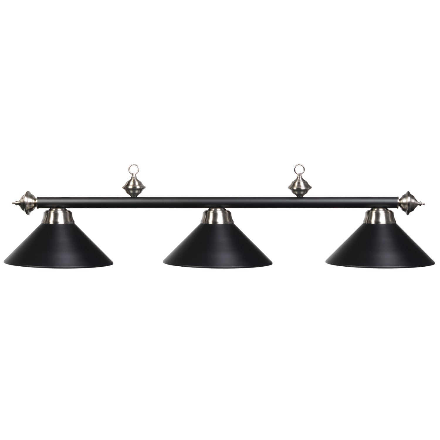54'' 3Lt Billiard Light- Matte Blk/St