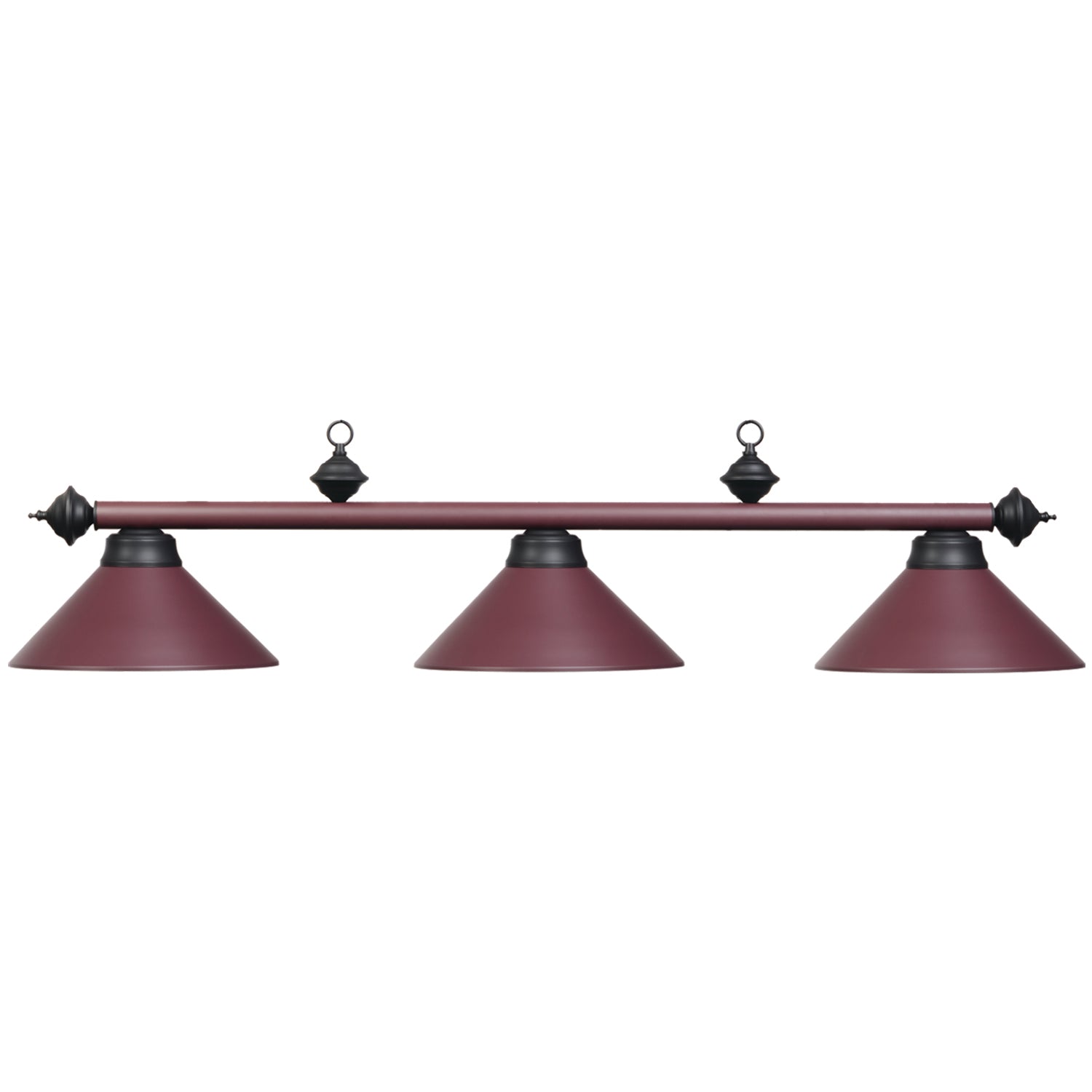 54'' 3LT BILLIARD LIGHT- MATTE BURGANY