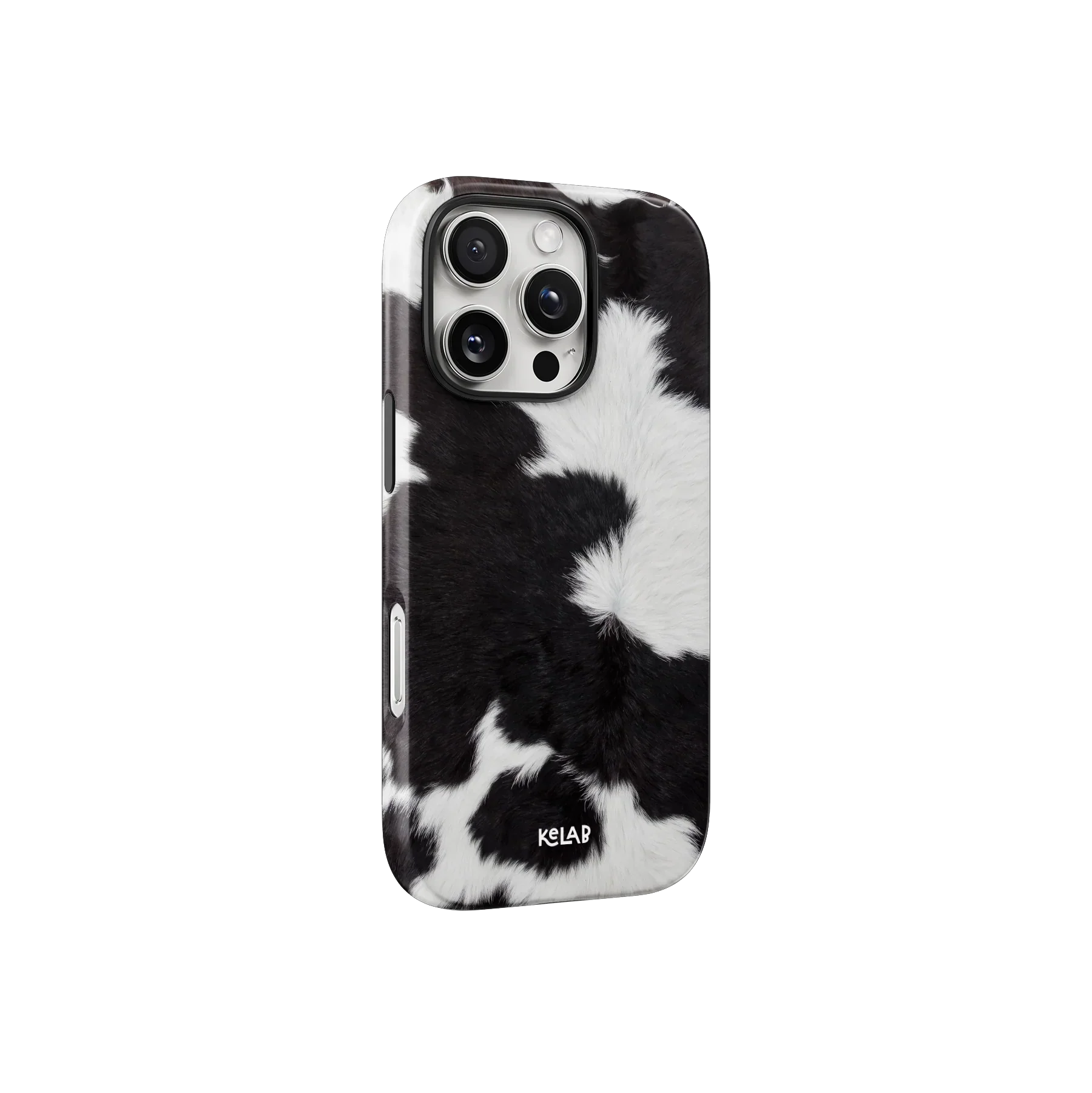 Cow Bell | Black & White Cow Print Phone Case