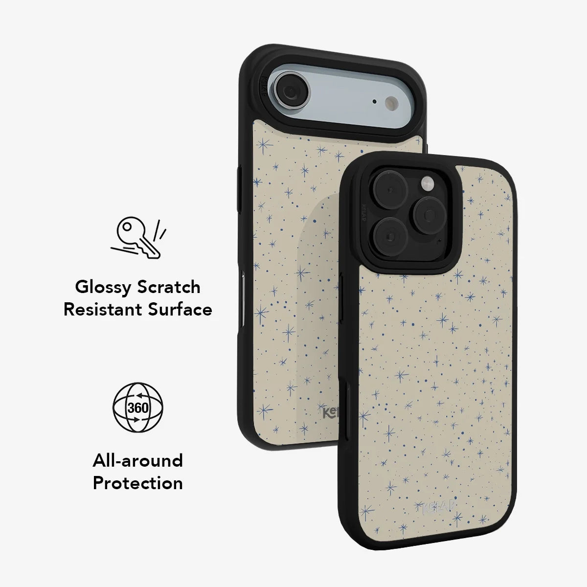 Pixel Constellation | Blue Starry iPhone Case