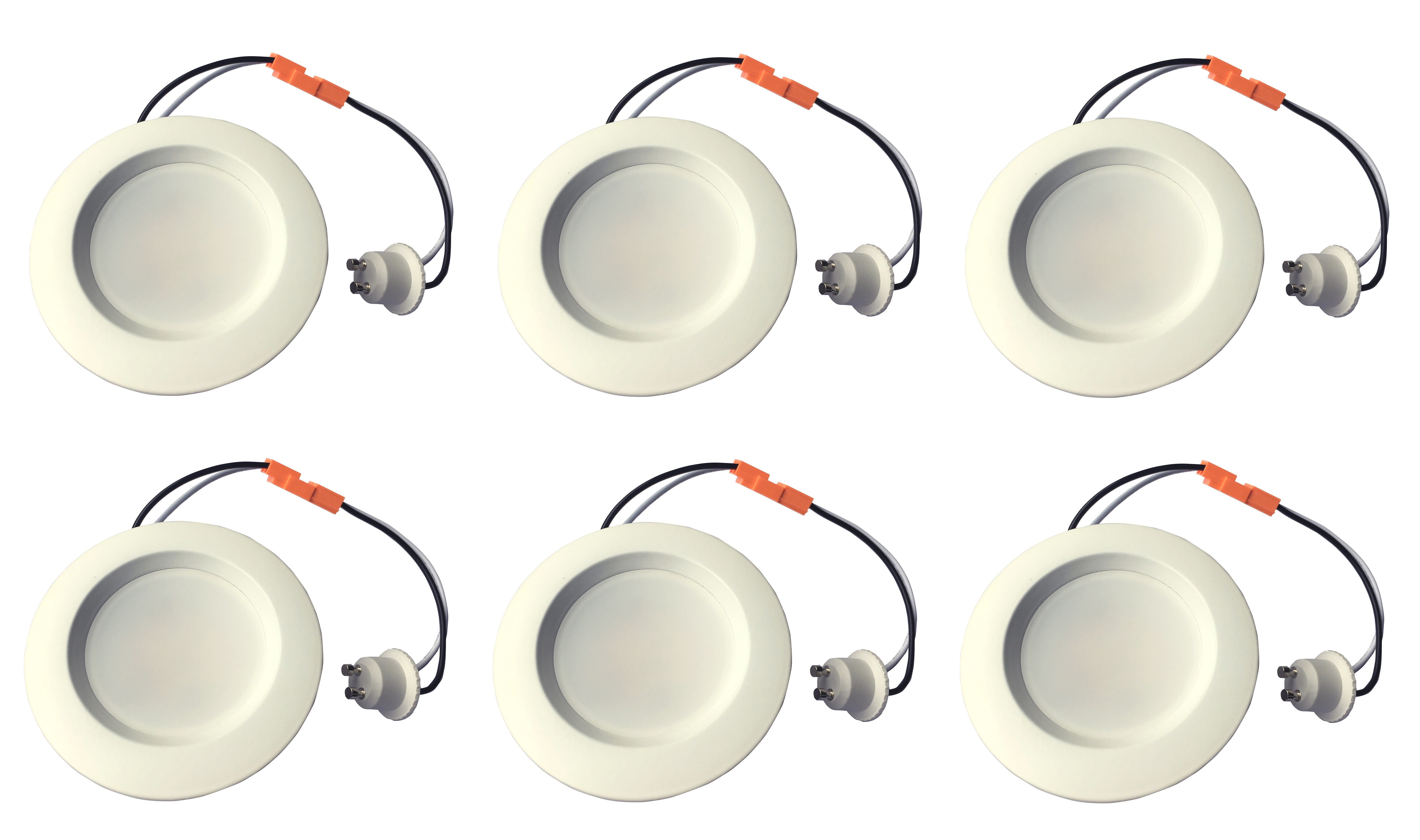 3 INCH RETROFIT, 2700K, 38, CRI90, ES, ETL, 8W, 50W EQUIVALENT, 50000HRS, LM450, DIMMABLE, INPUT VOLTAGE 120V 6 PACK