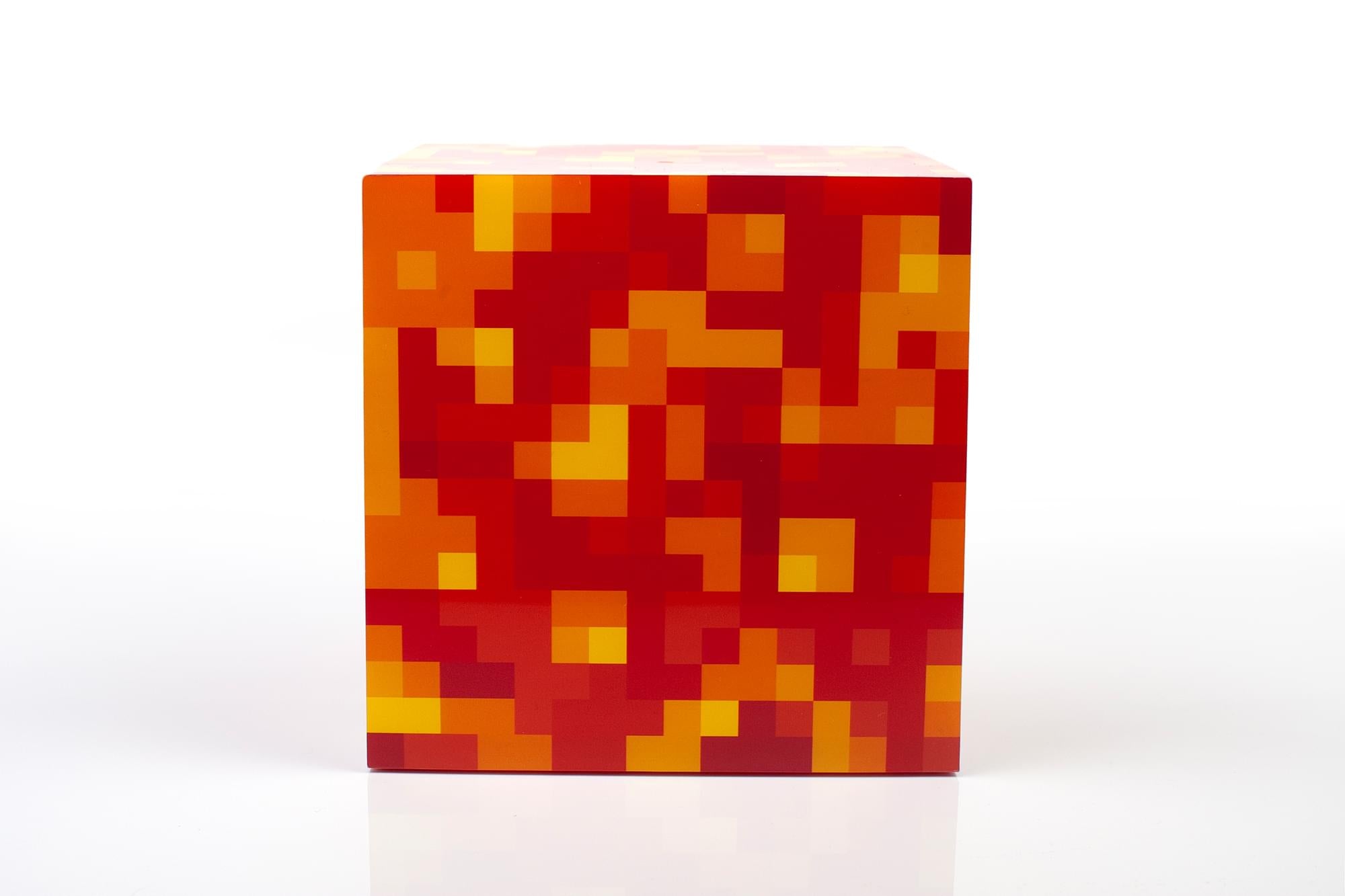Minecraft Lava Lamp Mood Light - Model tgmcll - Acrylonitrile Butadiene Styrene - Unique Home Decor Lighting