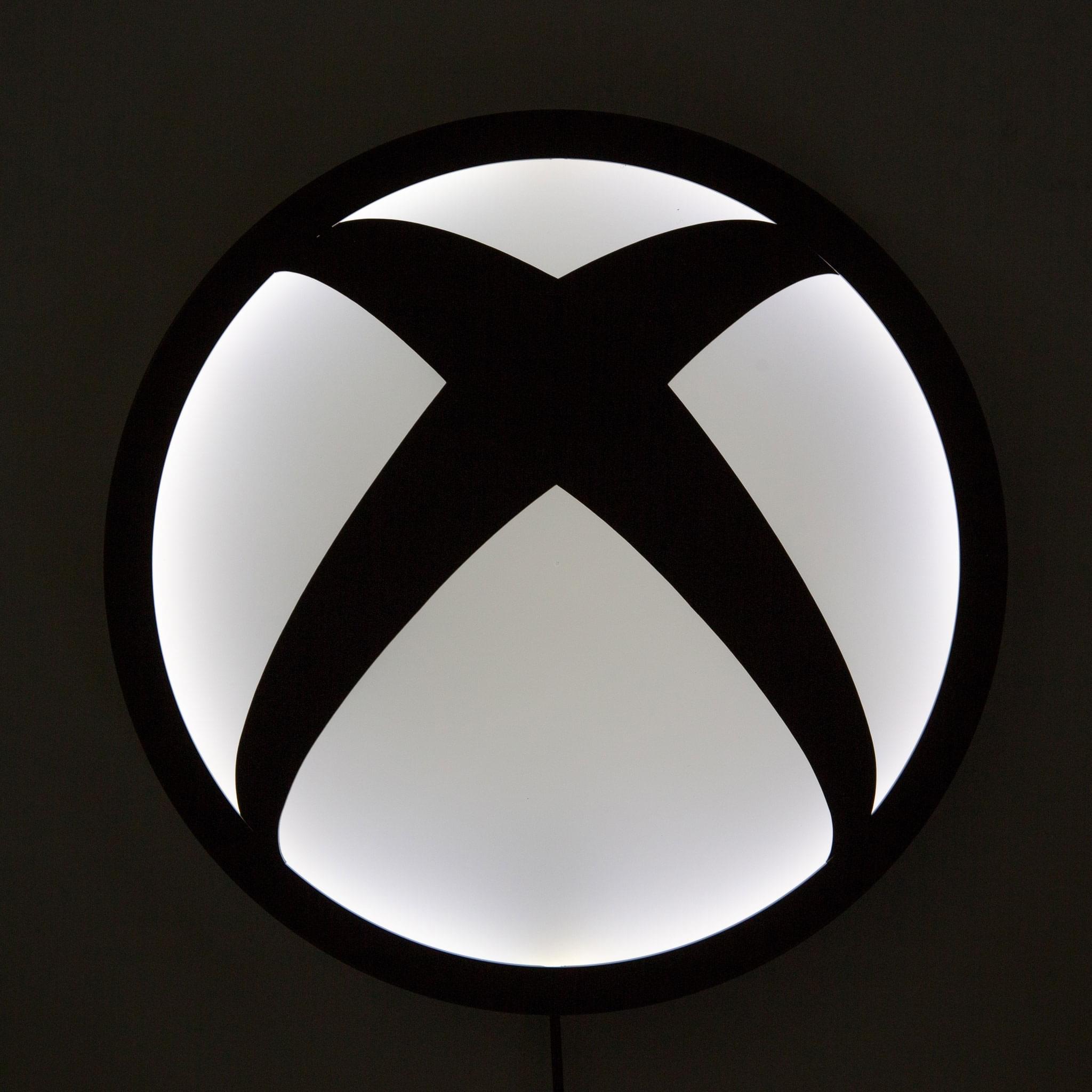 Xbox Logo 12-Inch Hanging Led Neon Wall Light Sign | Ready To Hang Wall Decor Artwork