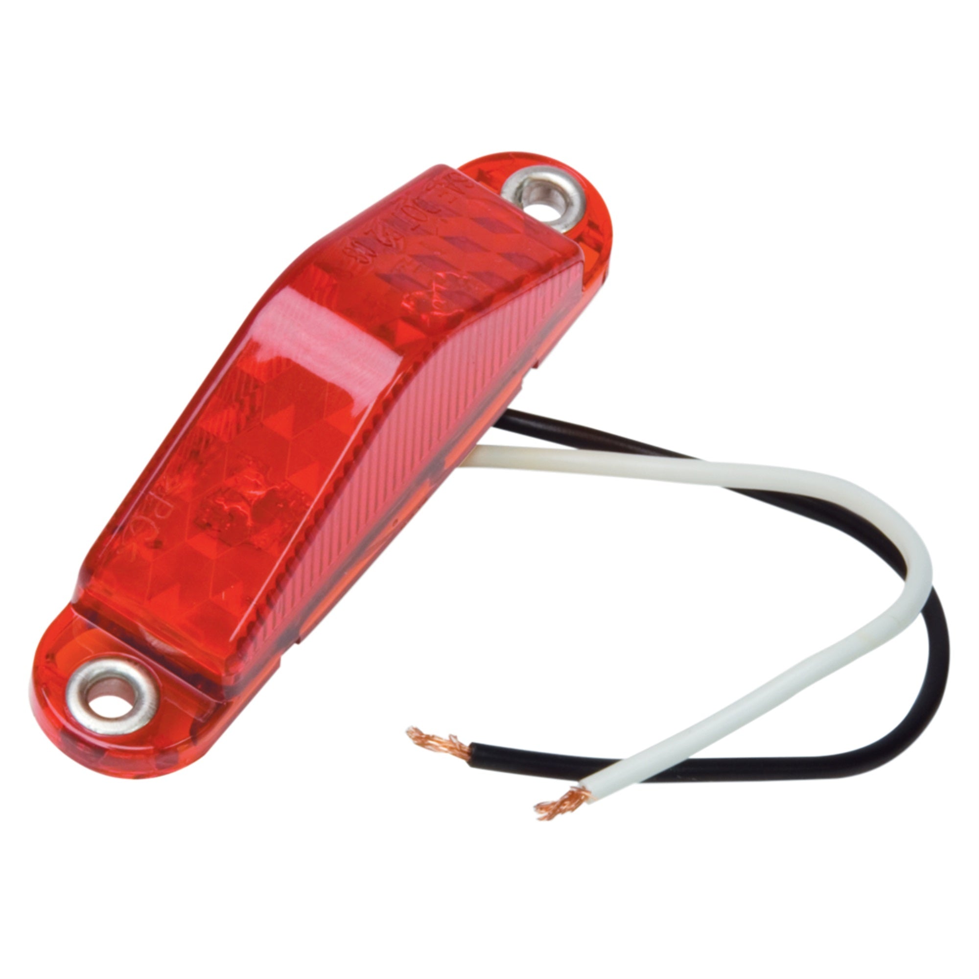 Roadpro Rp1747R Red 3.5&quot; X .75&quot; Slim Sealed Led Light With 2-Wire Connection