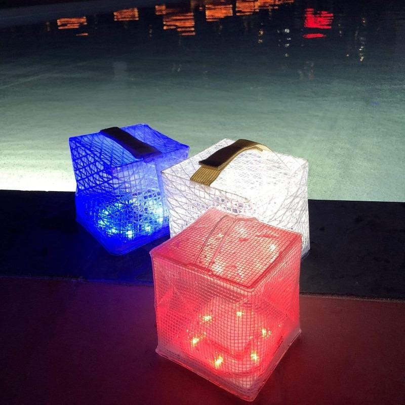 SolarPuff Merlin Multicolor Solar Lantern – Color Mood Light, Waterproof & Foldable