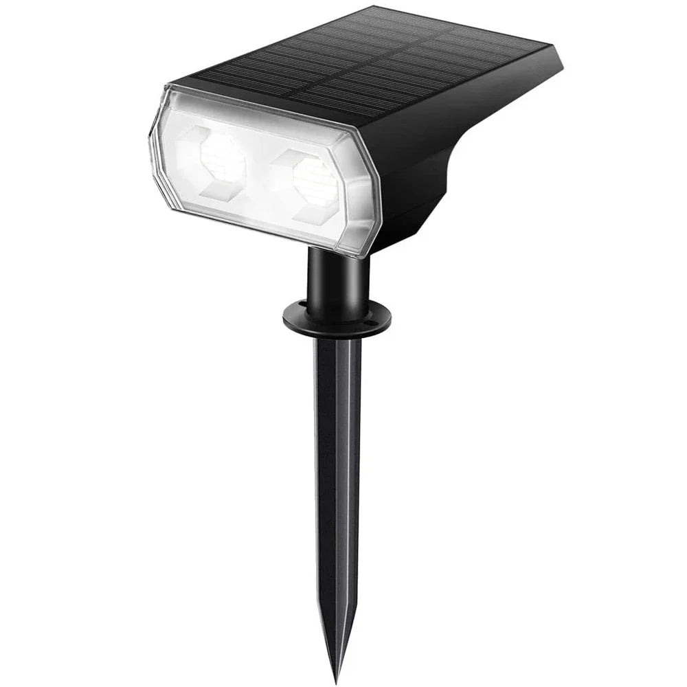48 LEDs Solar Light Outdoors Landscape Spotlights,  2 in 1 Wireless Waterproof Outdoor Solar Spotlights for Yard Garden Patio