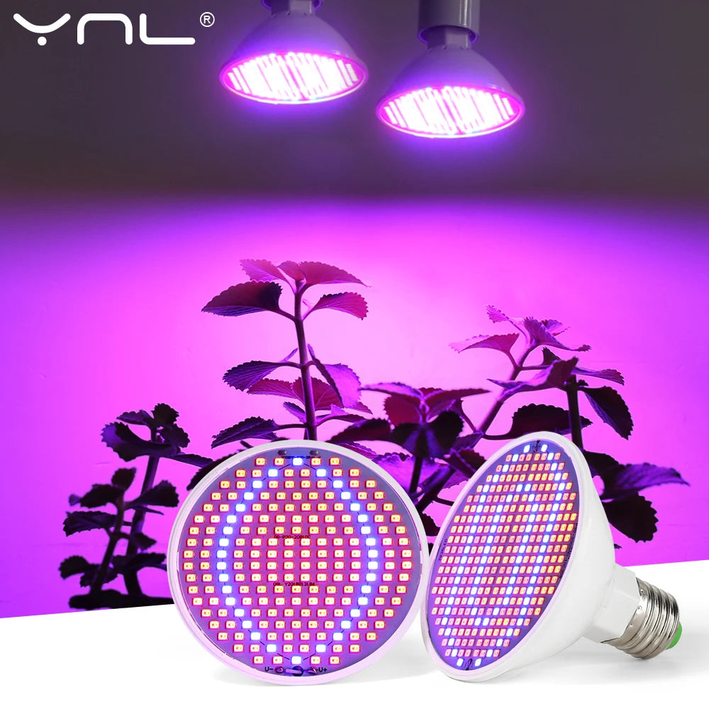 LED Plant Grow Light E27 LED Lamp Spotlight Bulb AC85-265V Full Spectrum Indoor Hydroponics Flower Seedling LED Phyto Lamp