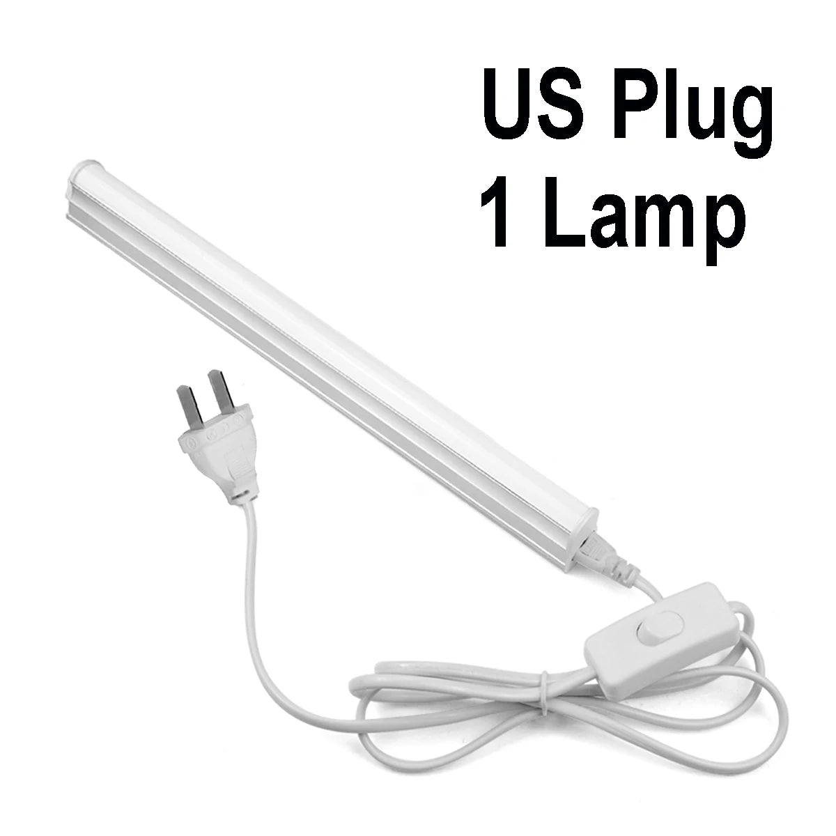 1FT 6W 29CM Desk Lamp T5 Tube LED Bar With Screws for Mounting Under Bookshelf AC220V 110V Home Reading Lamp Table Light Lampara