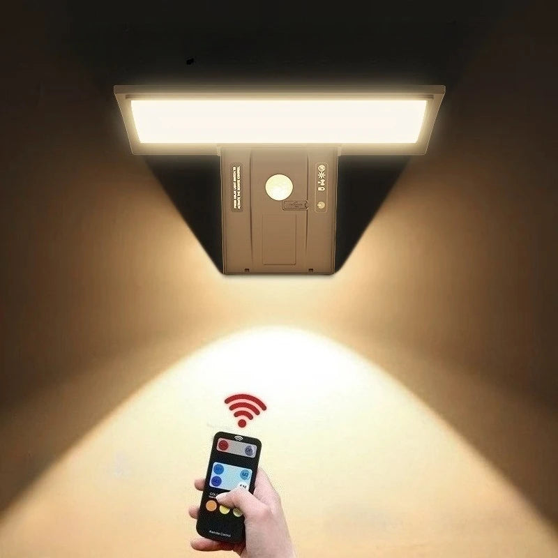 Upgraded outdoor solar lamp, waterproof garden lamp, intelligent sensor wall lamp, no wiring, new rural villa wall lamp