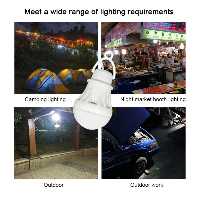 Portable Lantern Camp Lights USB Bulb 5W Power Outdoor Camping Multi Tool 5V LED for Tent Camping Gear Hiking USB Lamp