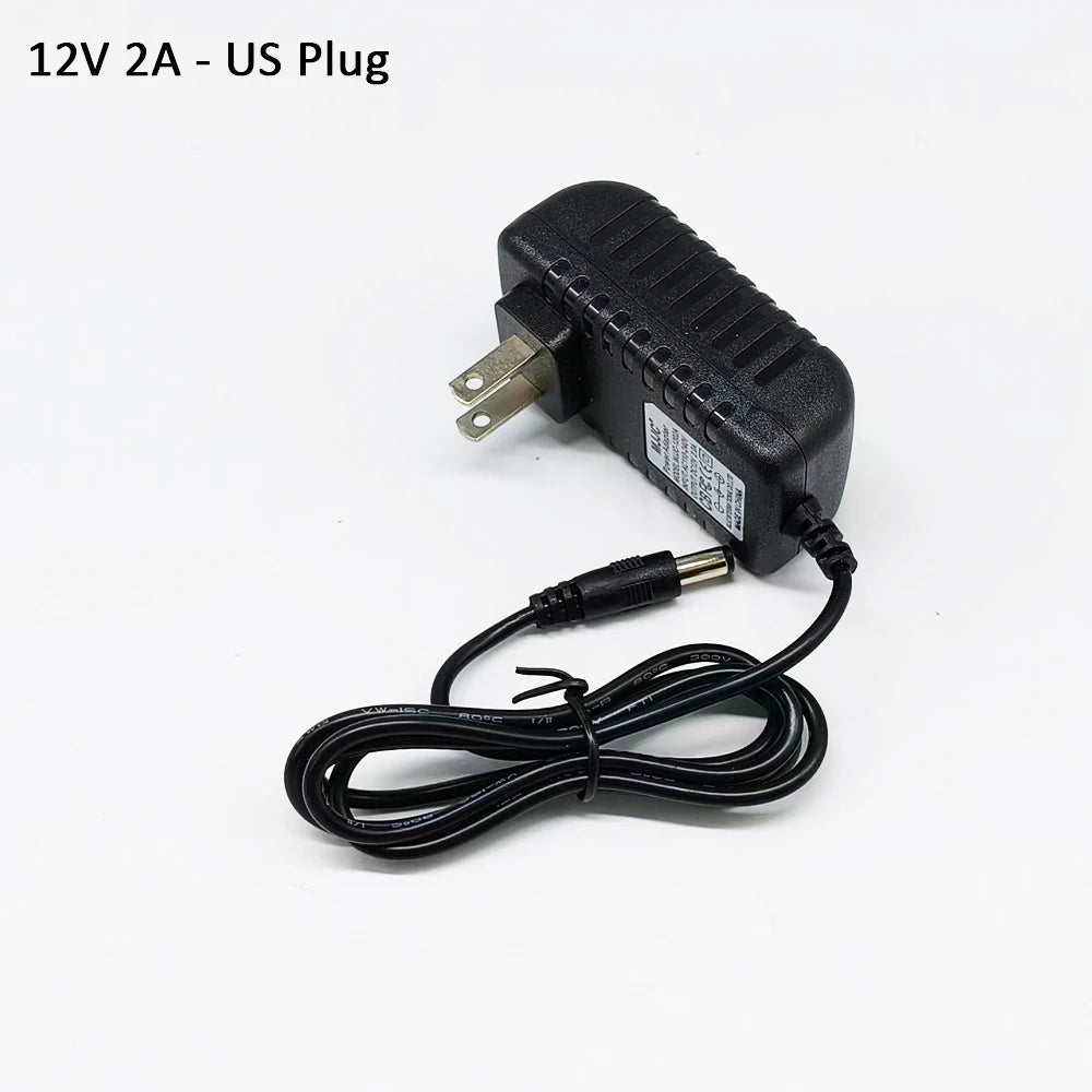 12V LED Adapter AC 100V-240V to DC 12V Transformer 1A 2A 3A Electronic Power Supply Converter LED Driver For LED Strips Light EU