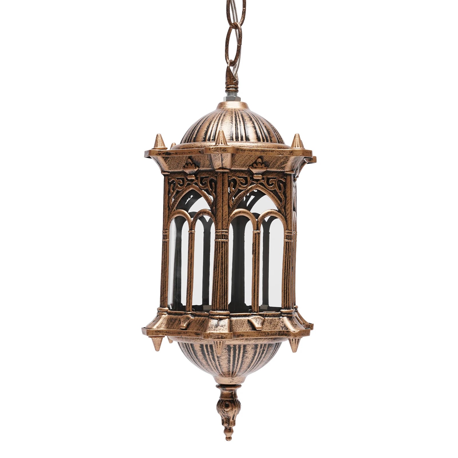 Vintage Industrial Metal Pendant Light European Style Hanging Led Lamp for Garden Balcony Outdoors Decor, IP44, 220V