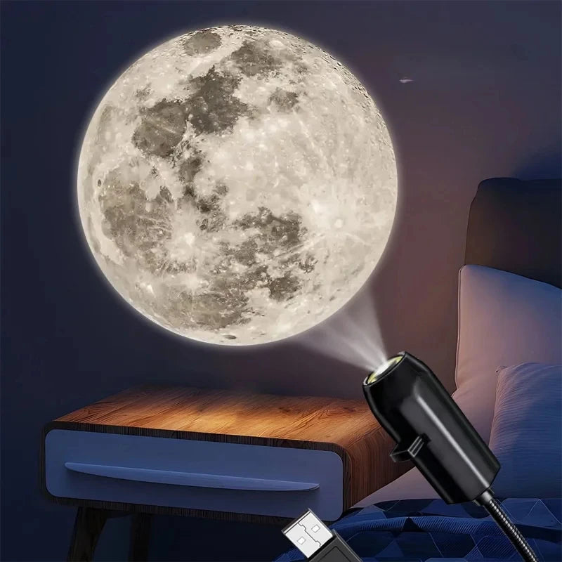 LED USB Projector Light 1/3/6pcs Projection Patterns-Adjustable Whale Butterfly Star Night Light Christmas Halloween Decoration