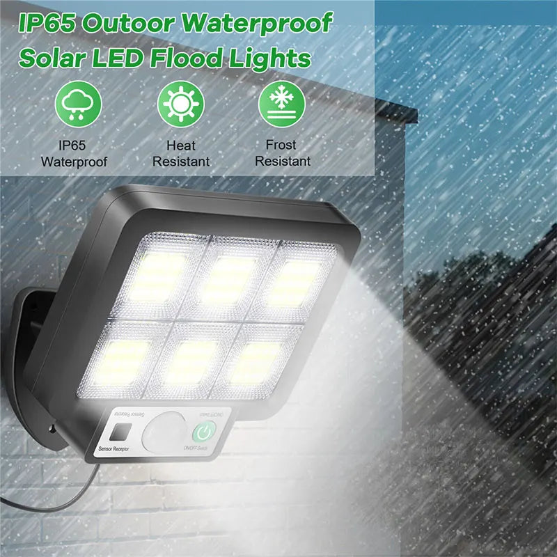 Outdoor Waterproof Emergency Street Garden Security Decor Lamp LED Solar Split Wall Lamp Motion Sensor Sunlight Light 3 Mode