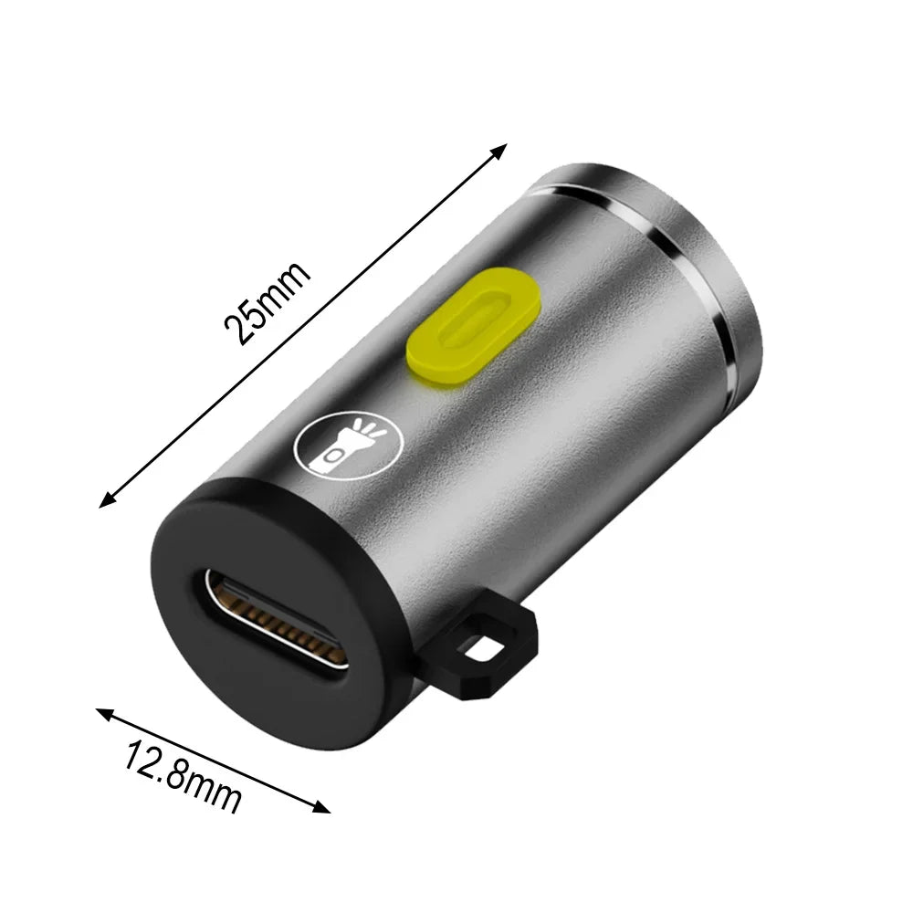 BORUiT Super Mini LED Flashlight 230LM Single Gear Extra Small Torch Camping Lantern