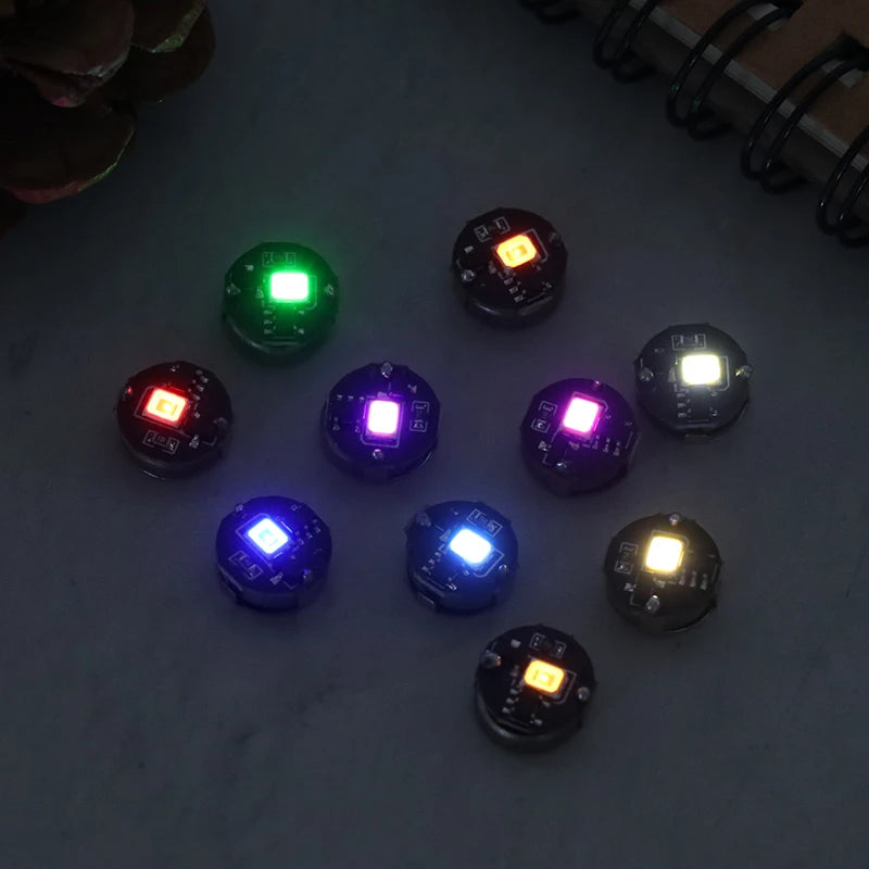 Colorful Magnetic Control Lamp Wireless LED Light Magnet Induction Lamp + Button Battery DIY Toys Robot Landscape Model