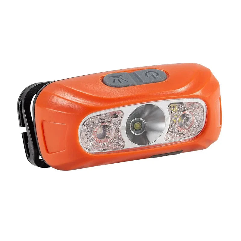 HOMEFISH Sensor Headlamp LED High Bright Rechargeable Headlights COB Waterproof Fishing Camping Cycling Induction Head Light