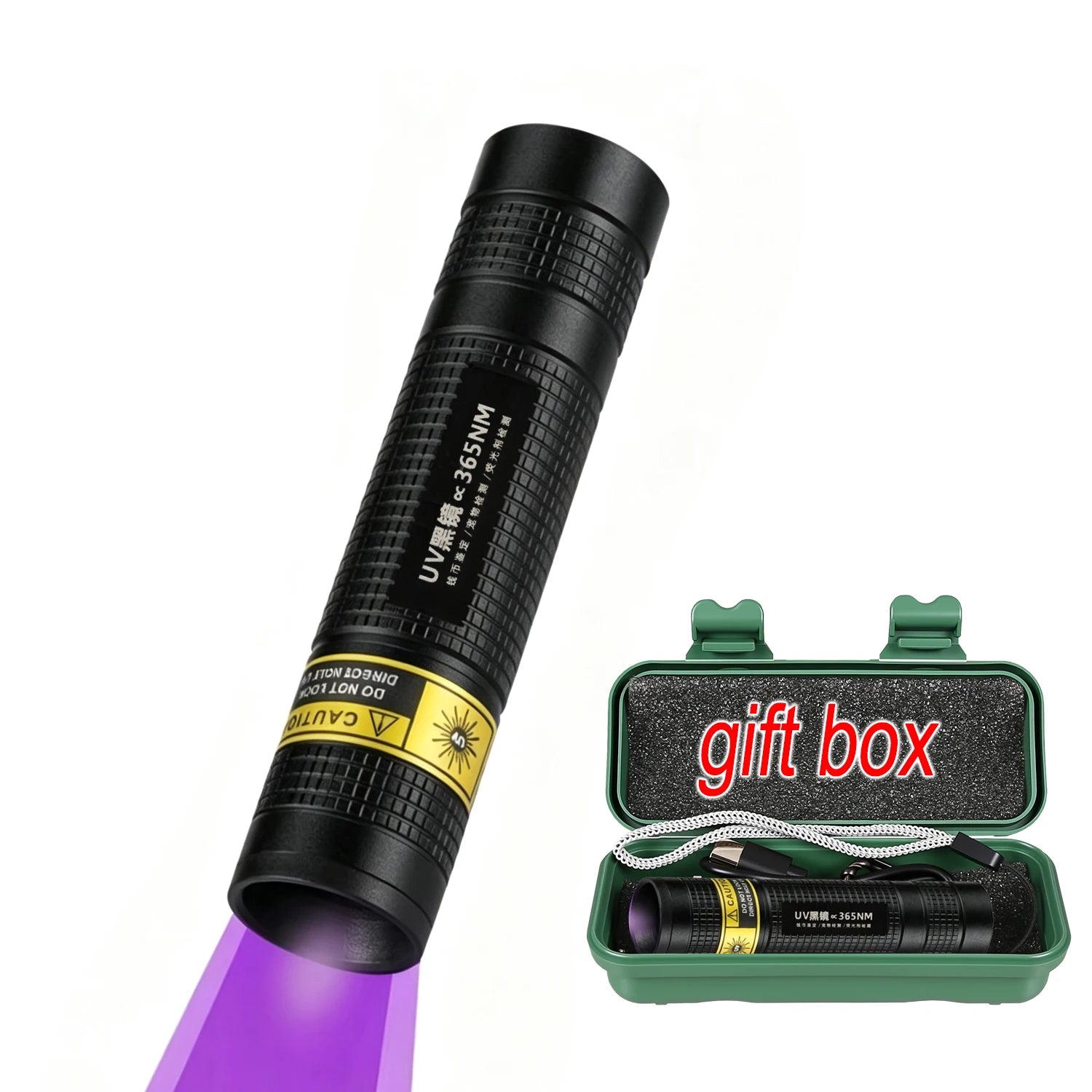 365nm Mini UV Led Blacklight Flashlight Usb Rechargeable Nail lamp Pet Stain Leakage Marker Ore Money Scorpion Detection lights