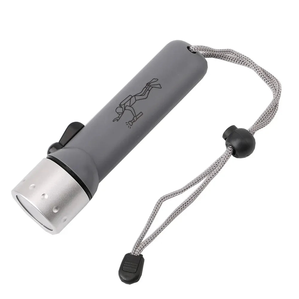 Powerful Super Bright Flashlight Diving Hunting High Lumen LED Outdoor Camping Light Waterproof Mini Portable Lighting Lantern