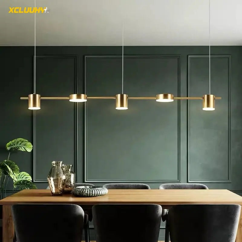 Modern Led Living Room Chandeliers Dining Table Ceiling Chandelier Kitchen Hanging Light Fixture Dimmable Indoor Lighting Lamp