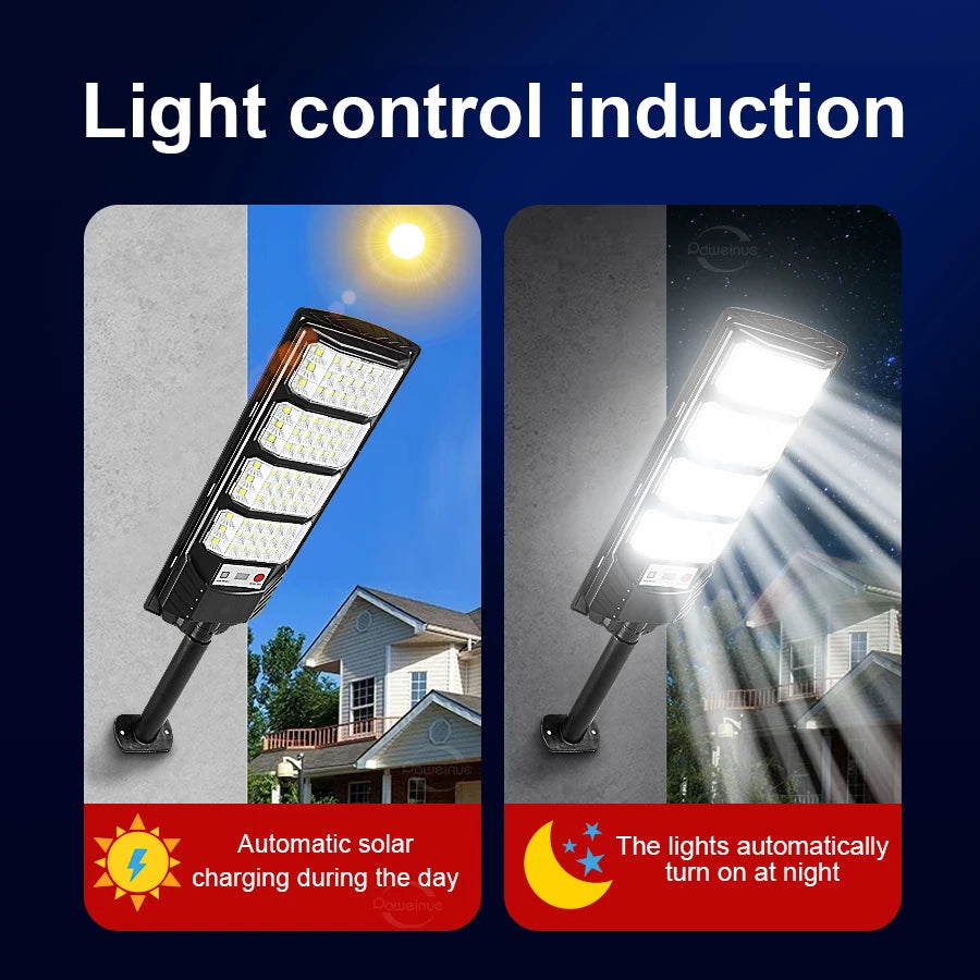 2025 Newly Upgraded Outdoor Solar Lamp 6000000LM Ultra-Bright Solar Light With Inductive Courtyard Lights Street Garden Lanterns