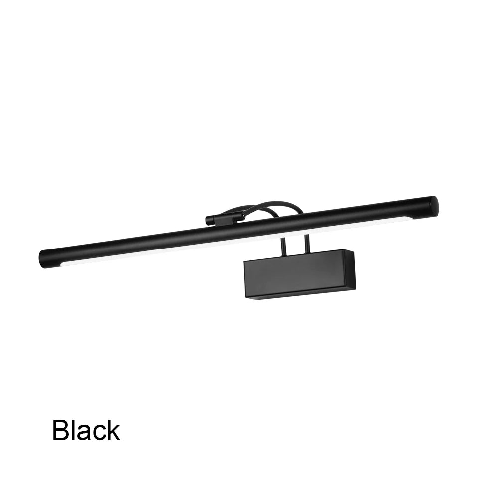 Led Bathroom Wall Light Black Copper AC85-265V Interior Wall Lamp Picture Light Modern Apply Wall Lighting 8W Wall Sconce