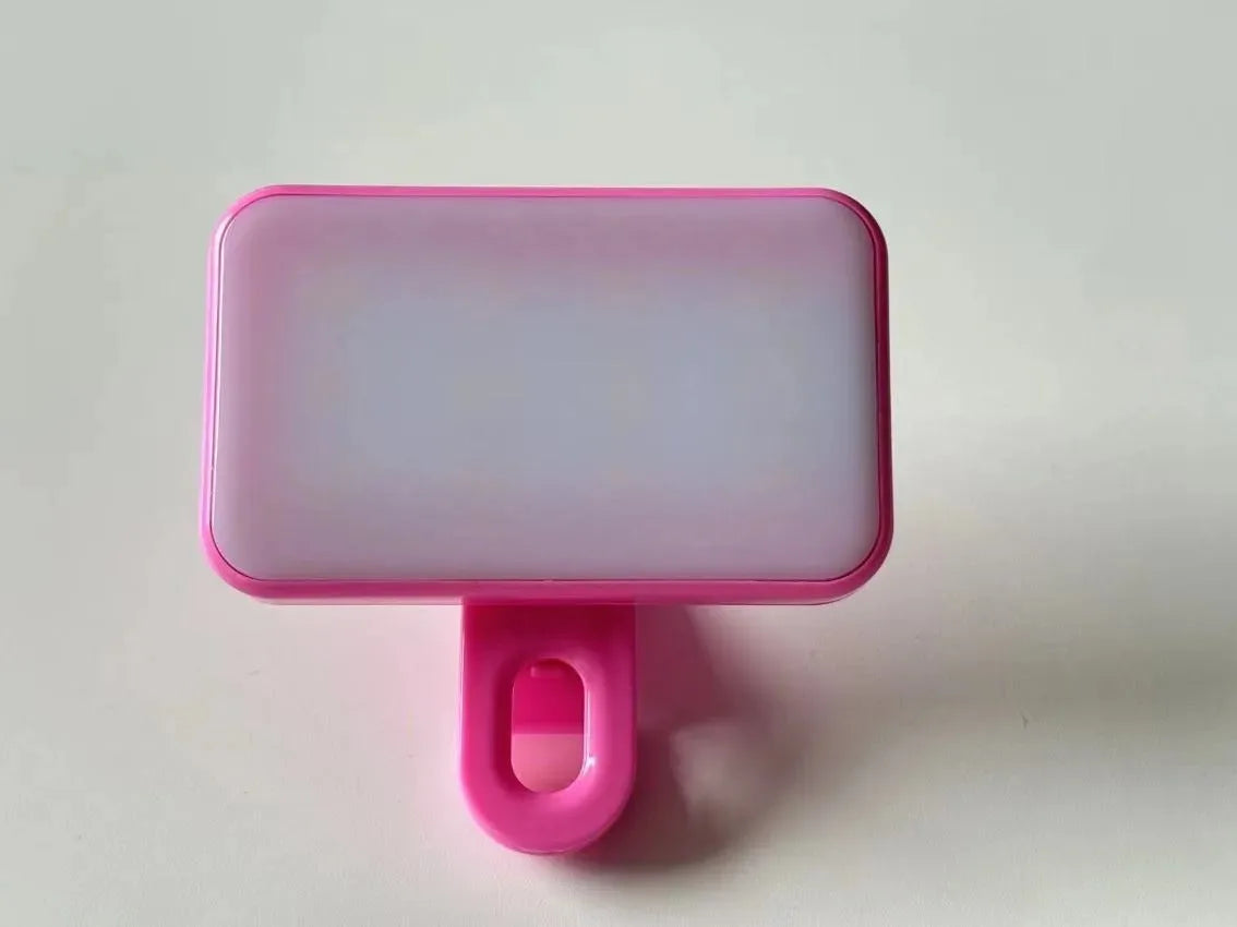 Portable Mini Selfie Fill Light Rechargeable 3 Modes Adjustable Brightness Clip On For Mobile Phone Computer Fill Light