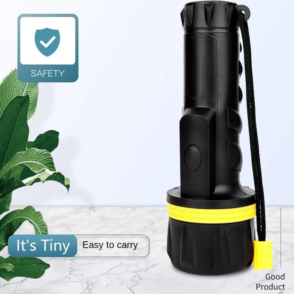 Super Bright 3LED/7LED/1W Battery Operated Rubber LED Torches Flashlight Toch Spotlight Tough Waterproof Camping Hand Light