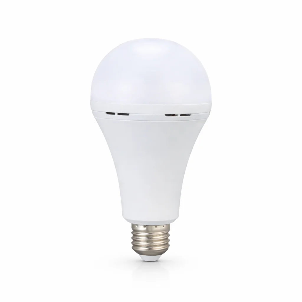7W 9W 15W LED Emergency Rechargeable Light Bulb, Energy Saving Backup Lamp for Home Power Outage, Portable Handheld Lightin
