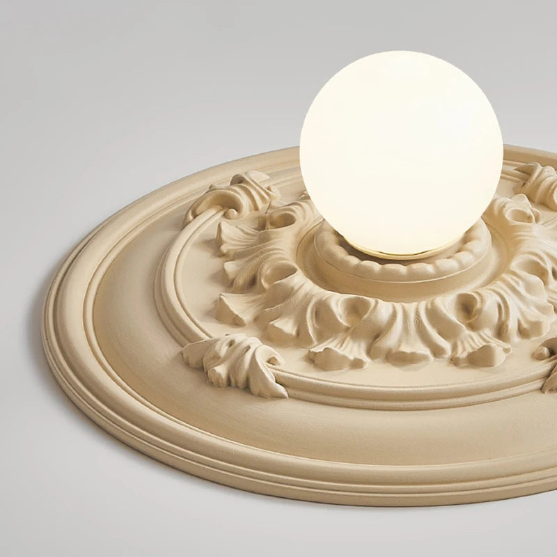 French retro ceiling lights modern led lights hallway Corridor lamp Nordic style carved lamp bedroom living room decor lighting