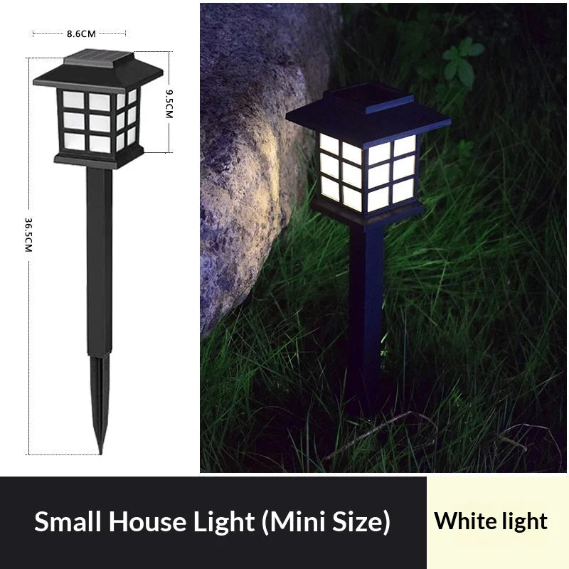 2 Pack Solar Pathway Light Outdoor Solar Lamp Waterproof Landscape Lighting for Garden Yard Patio Walkway Driveway Camping Decor