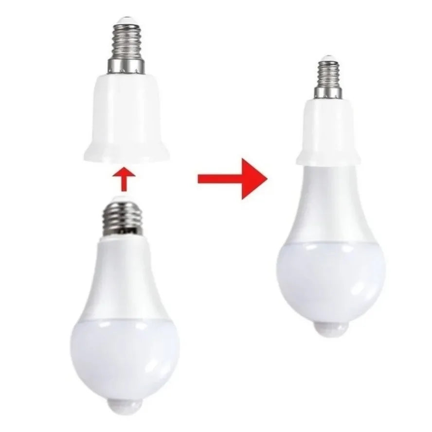 3PCS E14 To E27 Adapter Conversion Socket Fireproof Plastic Converter High Quality Material Socket Bulb Adapter Lamp Holder